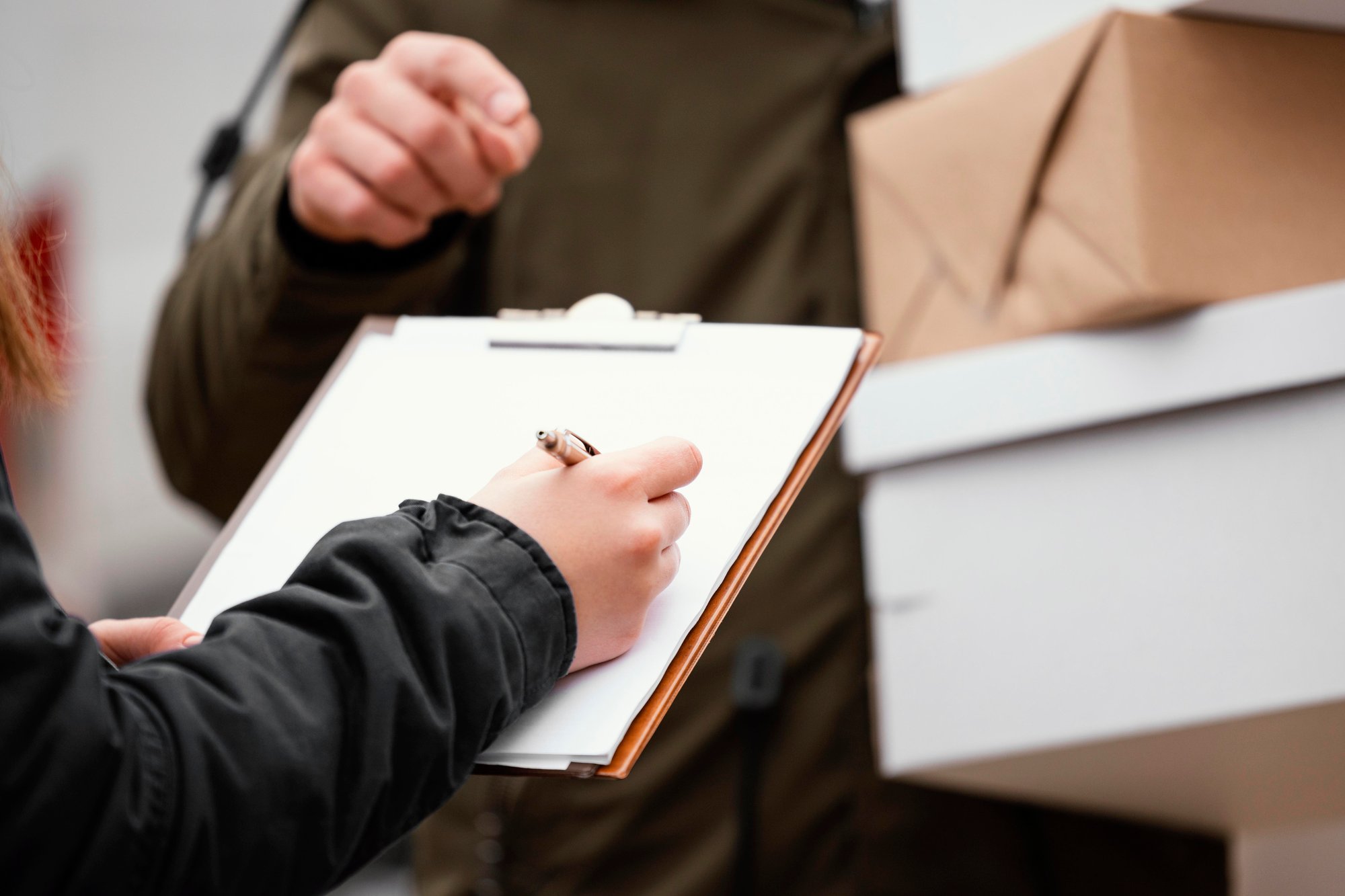 primo-piano-di-firma-per-la-consegna-del-pacco primo-piano-di-firma-per-la-consegna-del-pacco